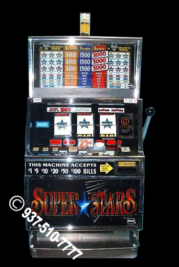 Sizzling 7 slot machine glass kit